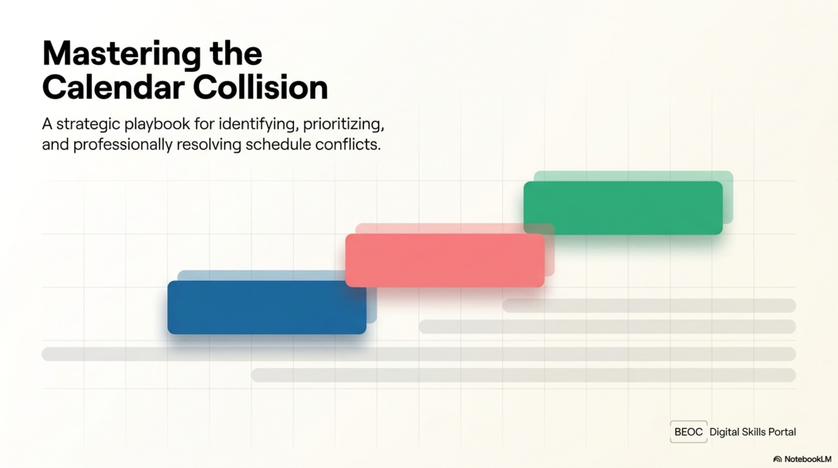 Mastering the Calendar Collision — A strategic playbook for identifying, prioritizing, and professionally resolving schedule conflicts