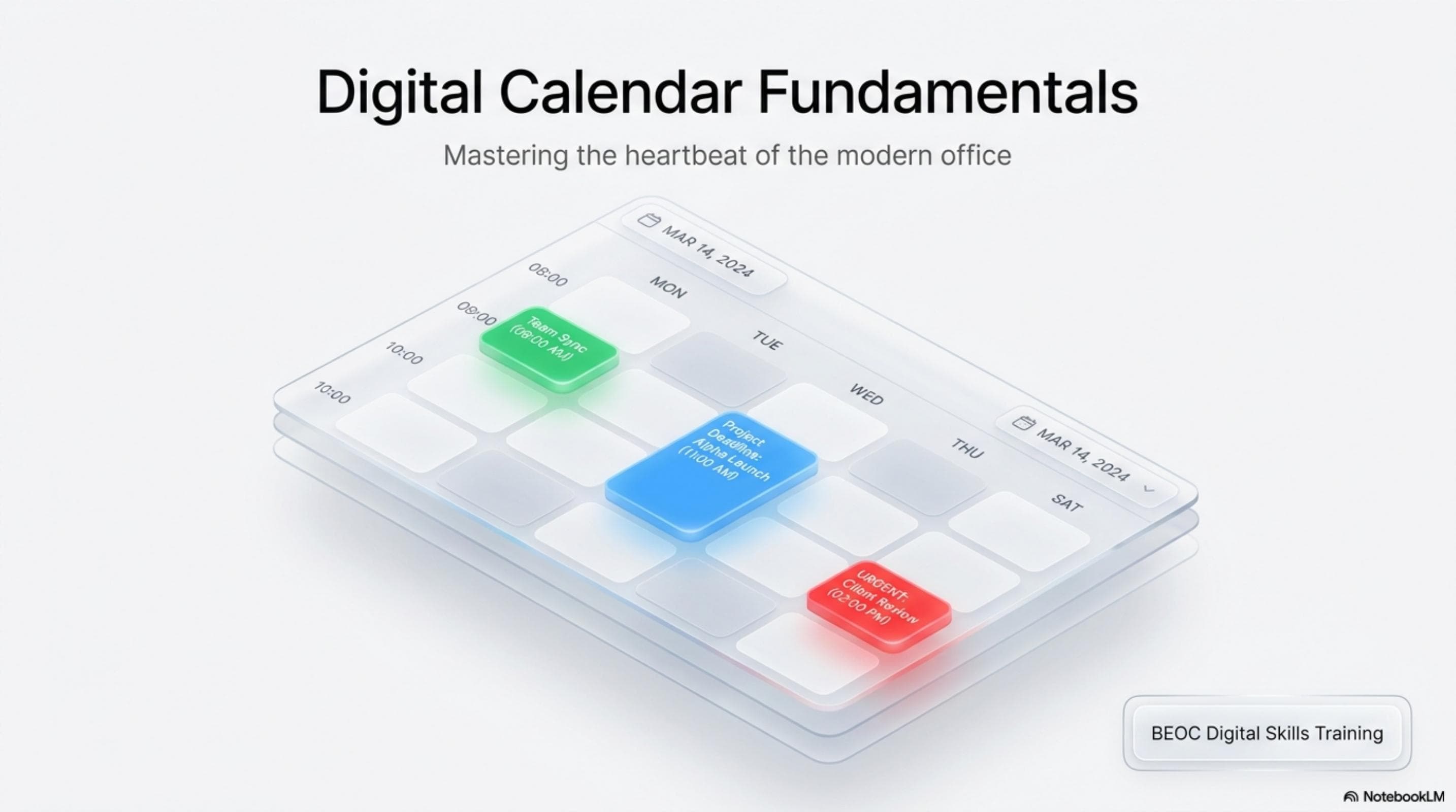 Digital Calendar Fundamentals — Mastering the heartbeat of the modern office