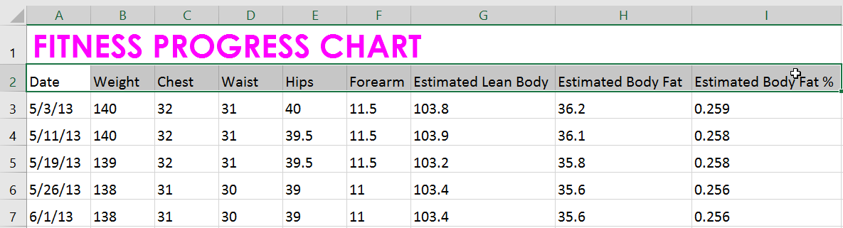 Selecting cells for fill color