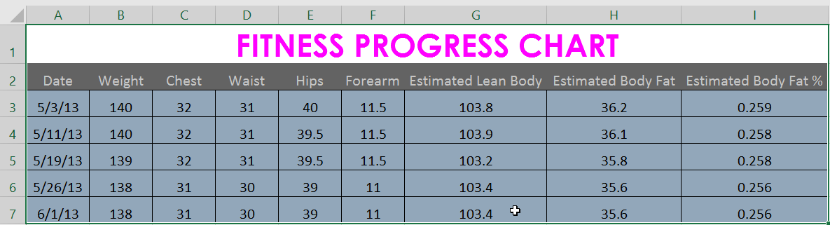 Selecting cells for vertical alignment