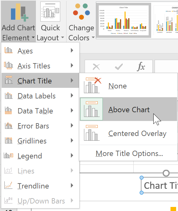 Chart Elements button shown next to chart