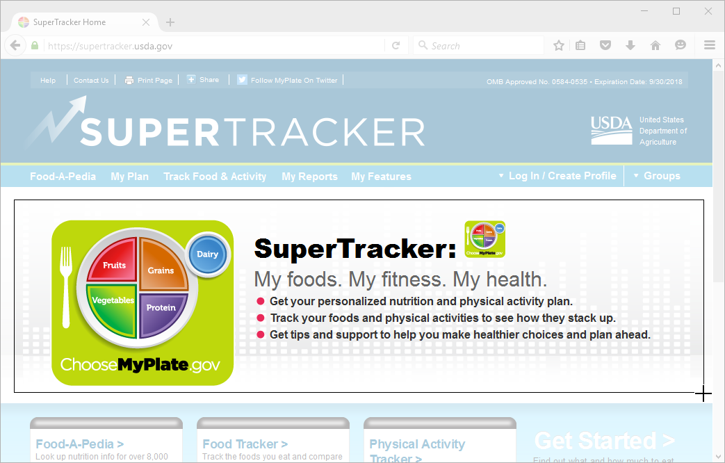 Screen clipping result