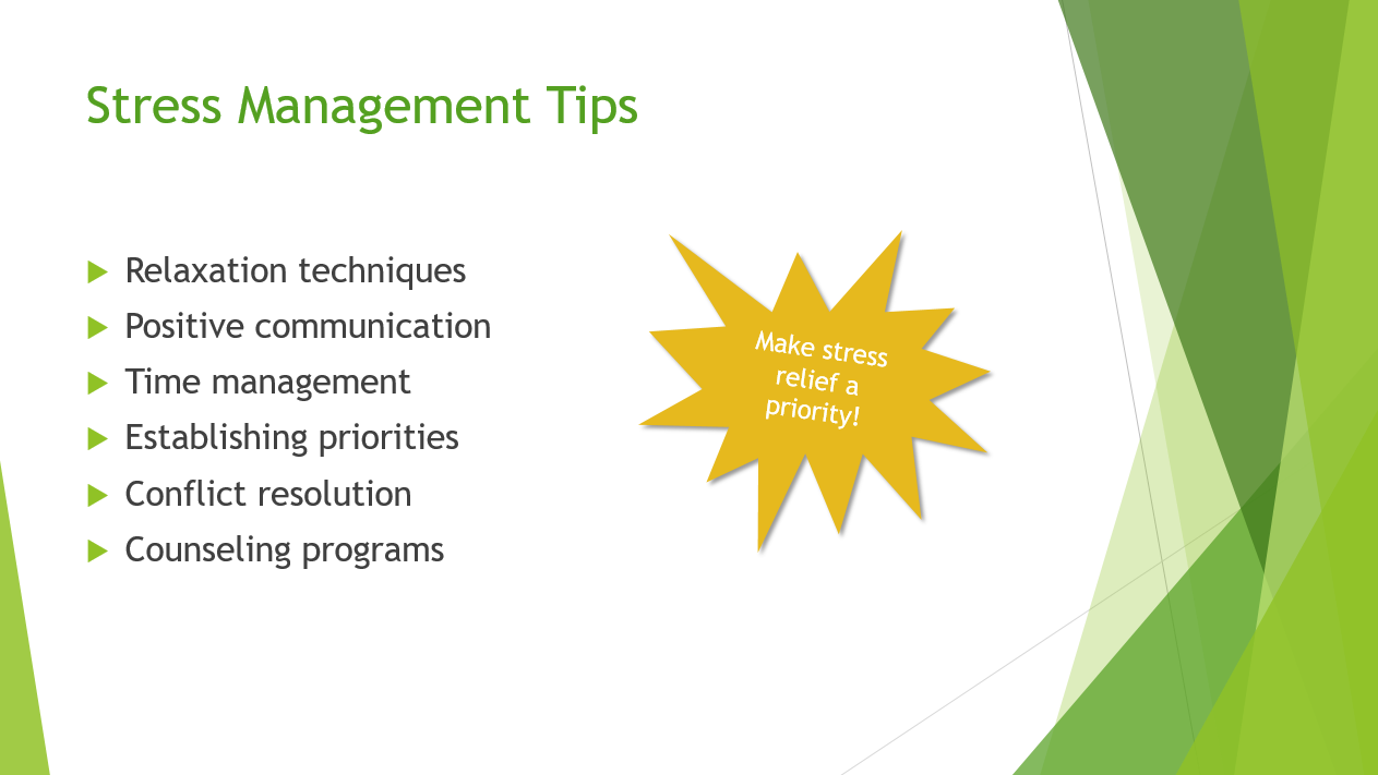 Completed slide showing a fully formatted shape with text