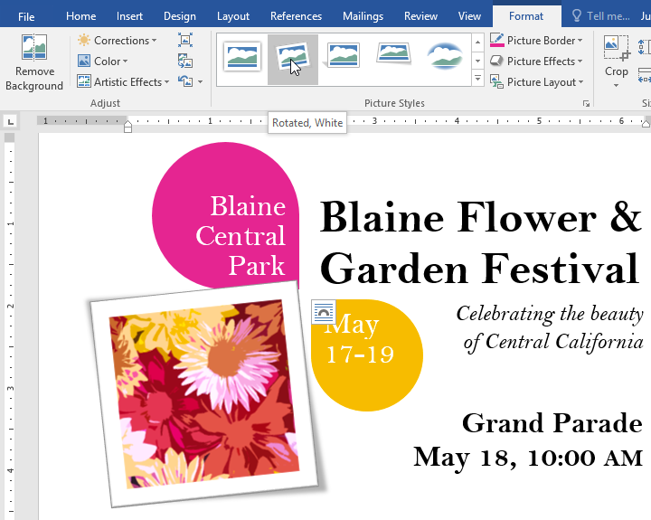 Picture styles gallery