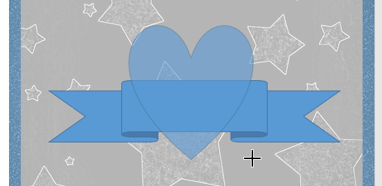 Shape inserted in document